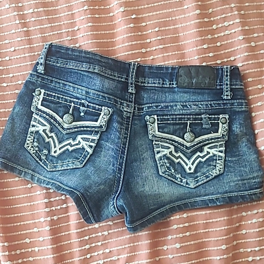 Soundgirl Denim Shorts 7 junior